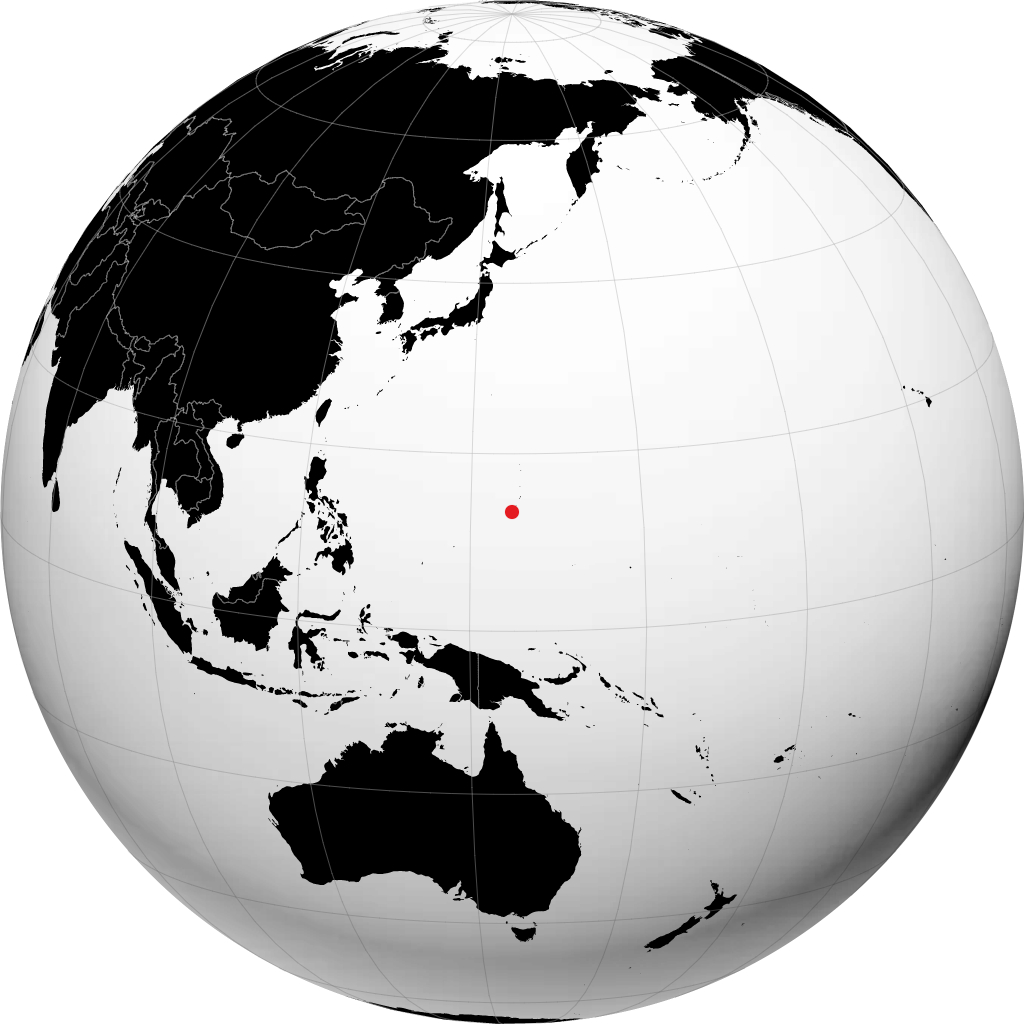 Hagåtña trên quả địa cầu