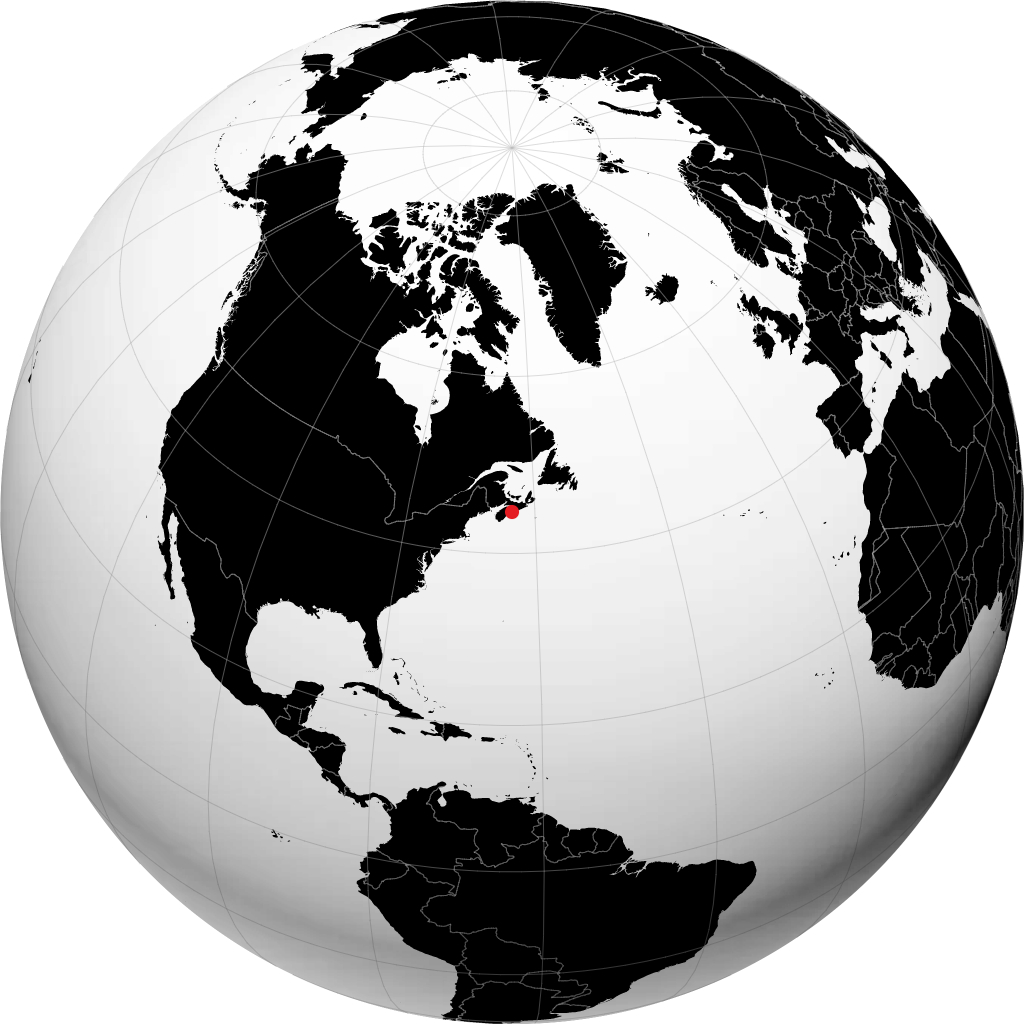 Halifax trên quả địa cầu