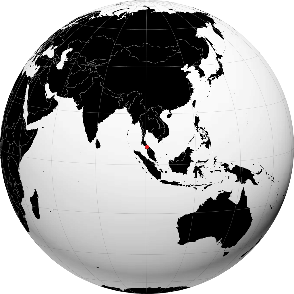 Hat Yai trên quả địa cầu