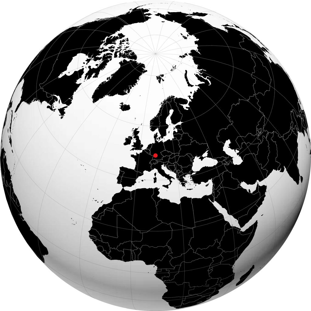 Heilbronn trên quả địa cầu