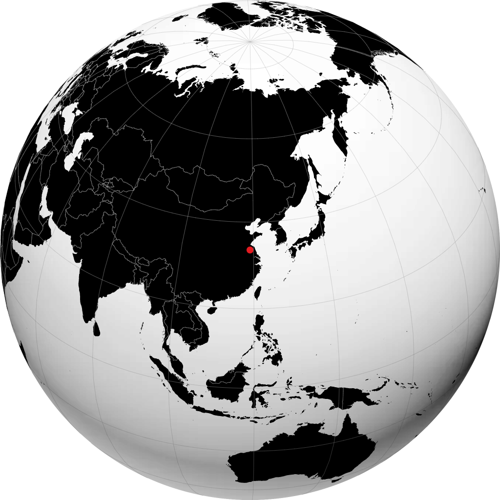 Huai'an trên quả địa cầu