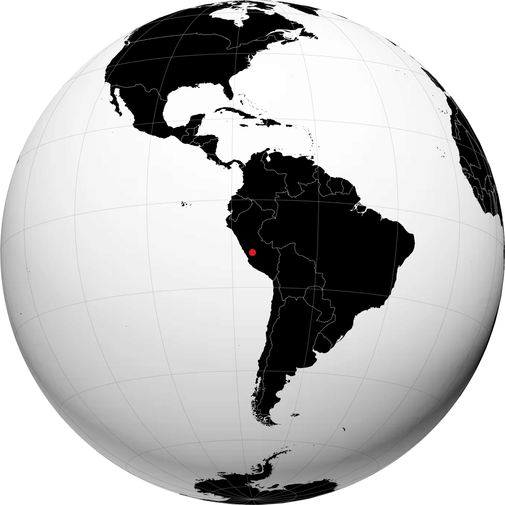 Huancayo trên quả địa cầu