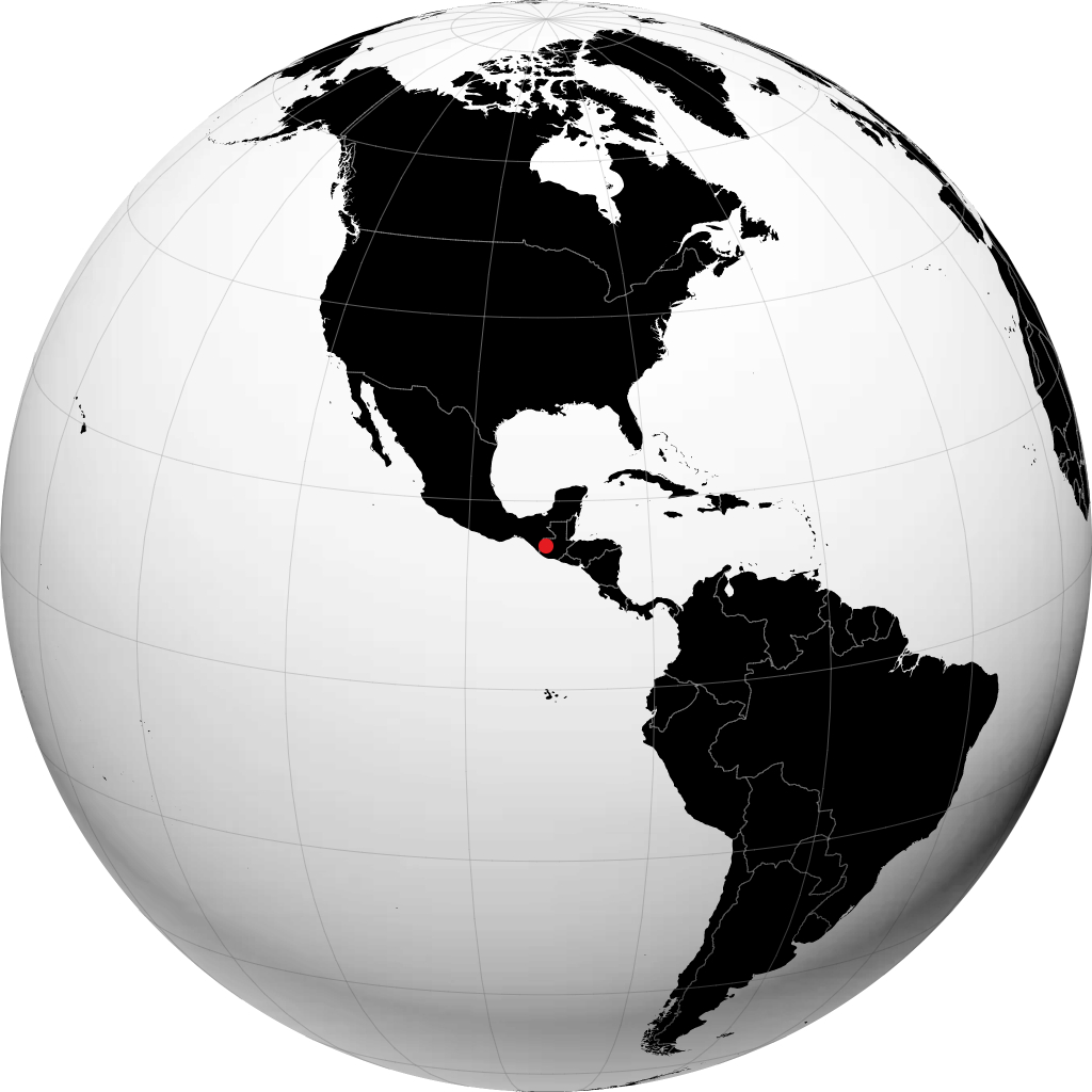 Huehuetenango trên quả địa cầu