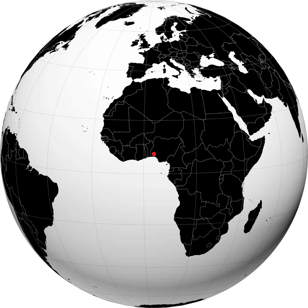 Ibadan trên quả địa cầu