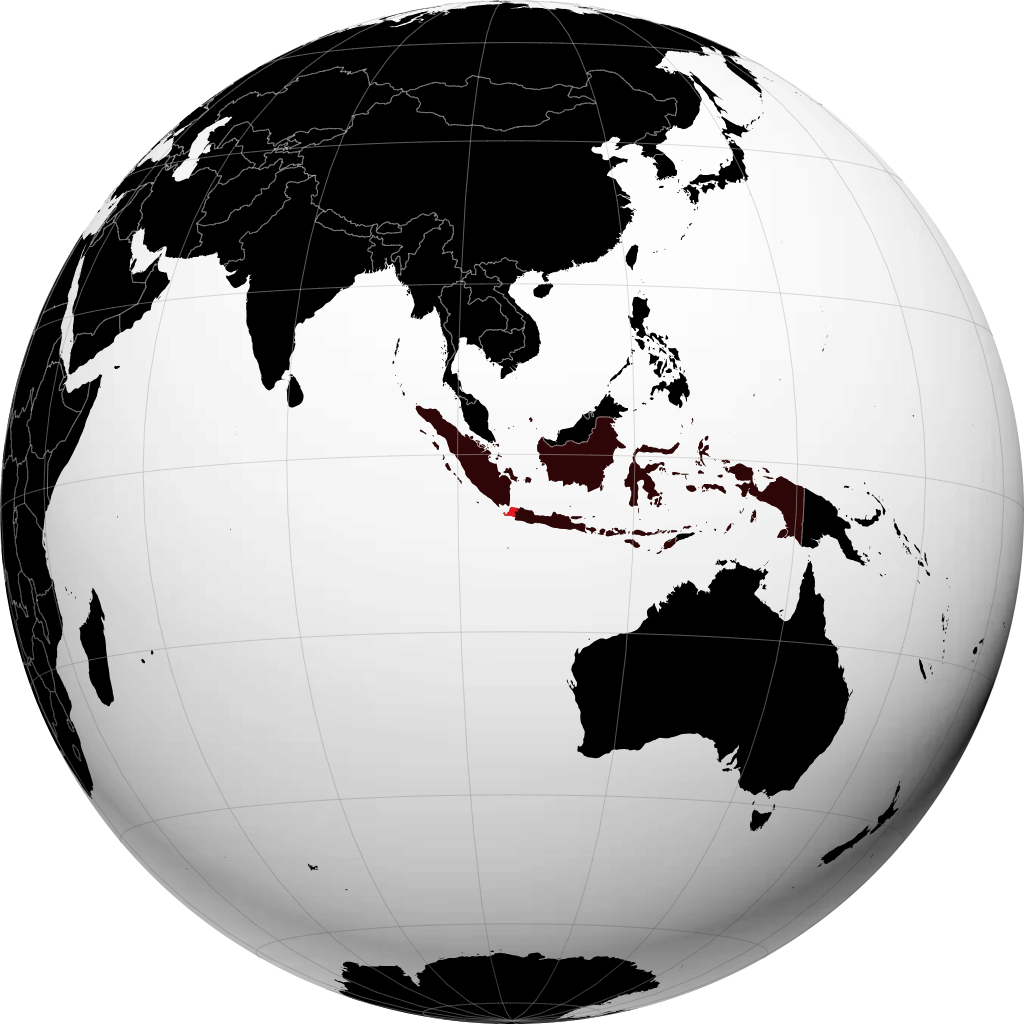 Tỉnh Banten trên quả địa cầu