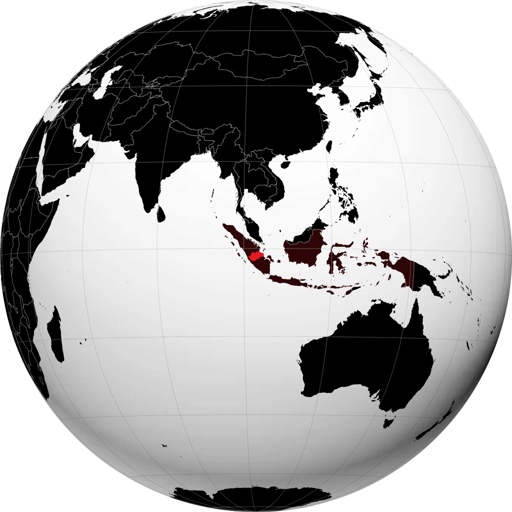 Tỉnh Jambi trên quả địa cầu