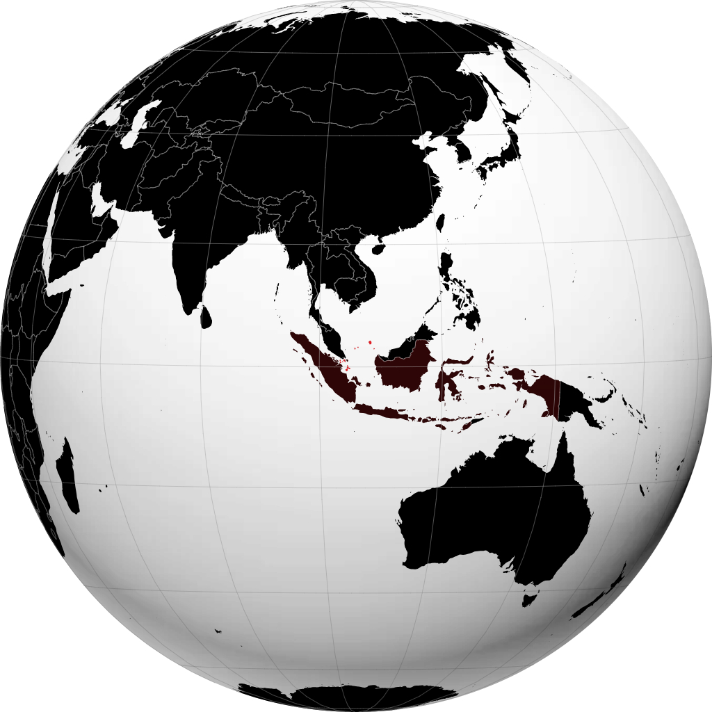 Tỉnh Quần đảo Riau trên quả địa cầu