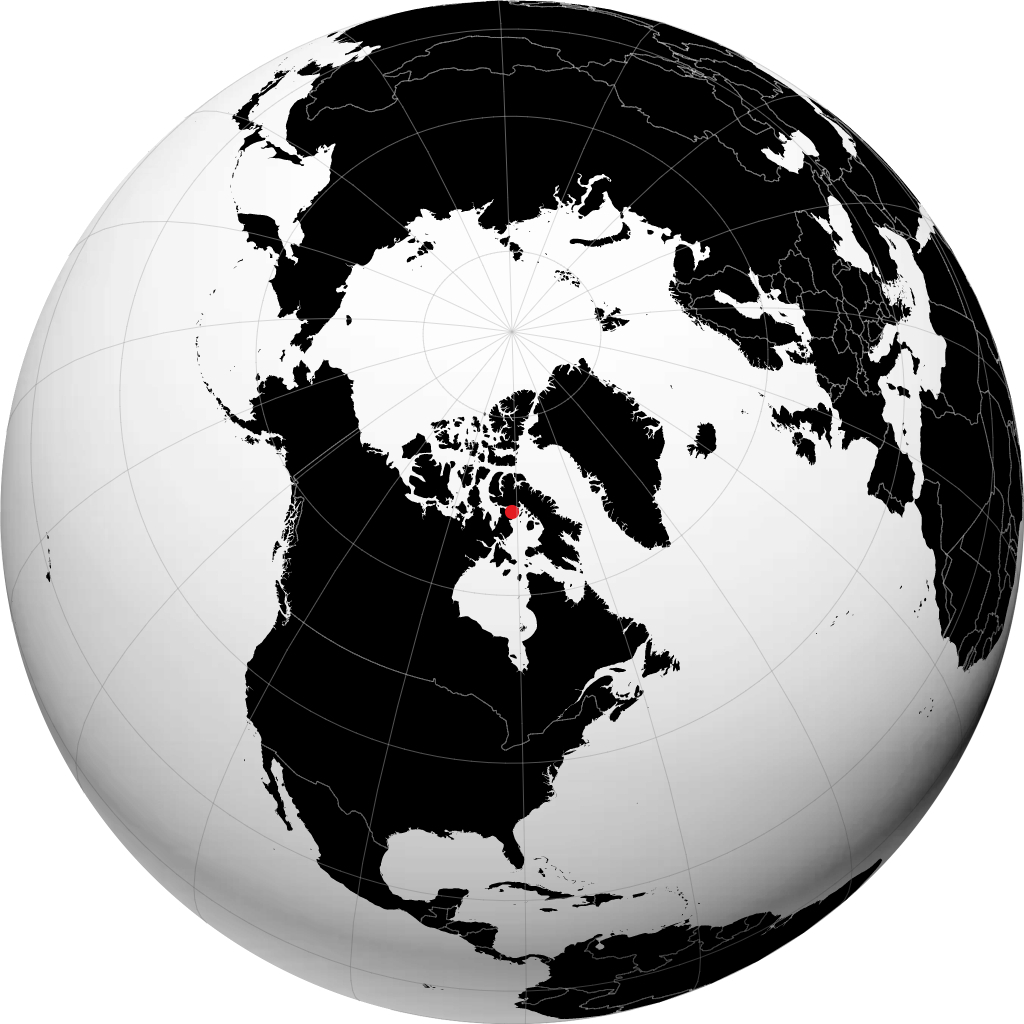 Igloolik trên quả địa cầu