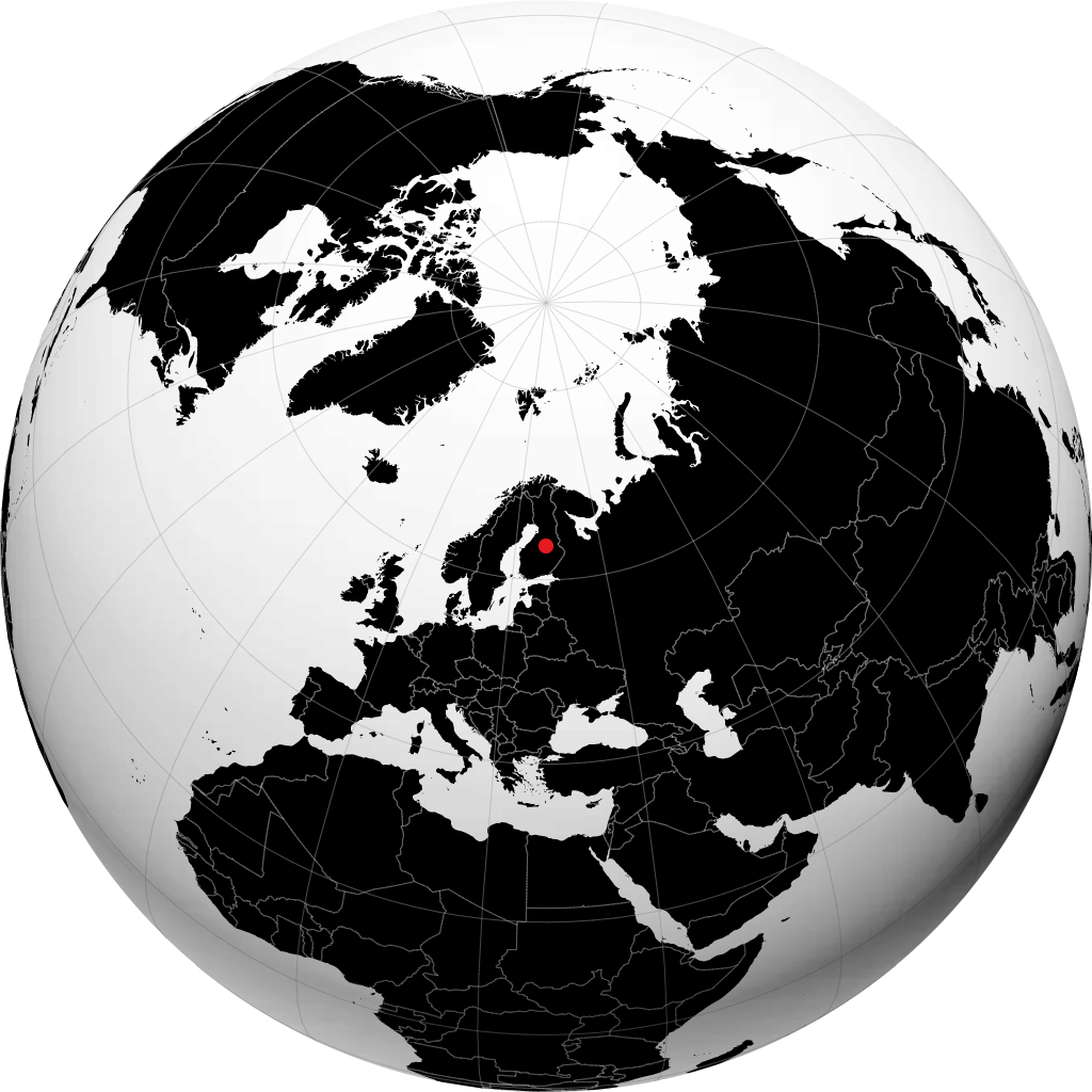 Iisalmi trên quả địa cầu