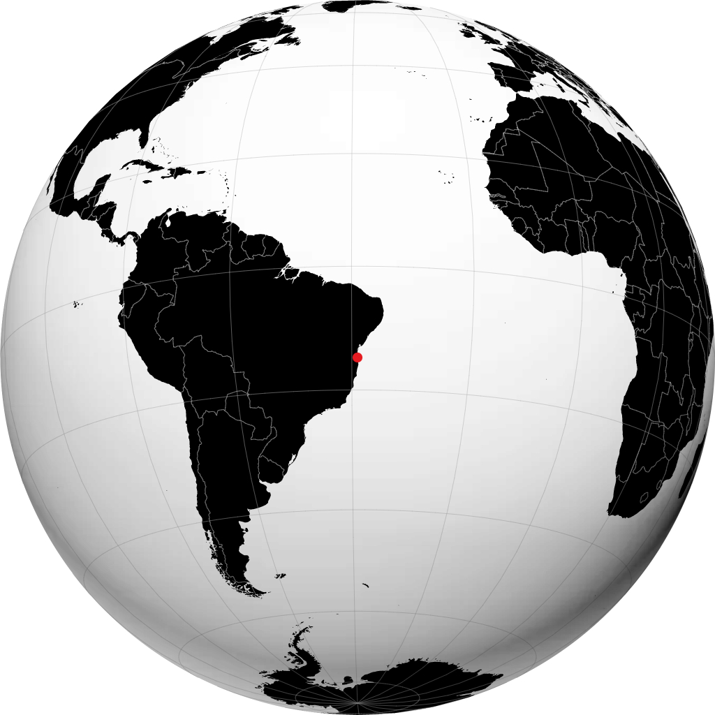 Ilhéus trên quả địa cầu