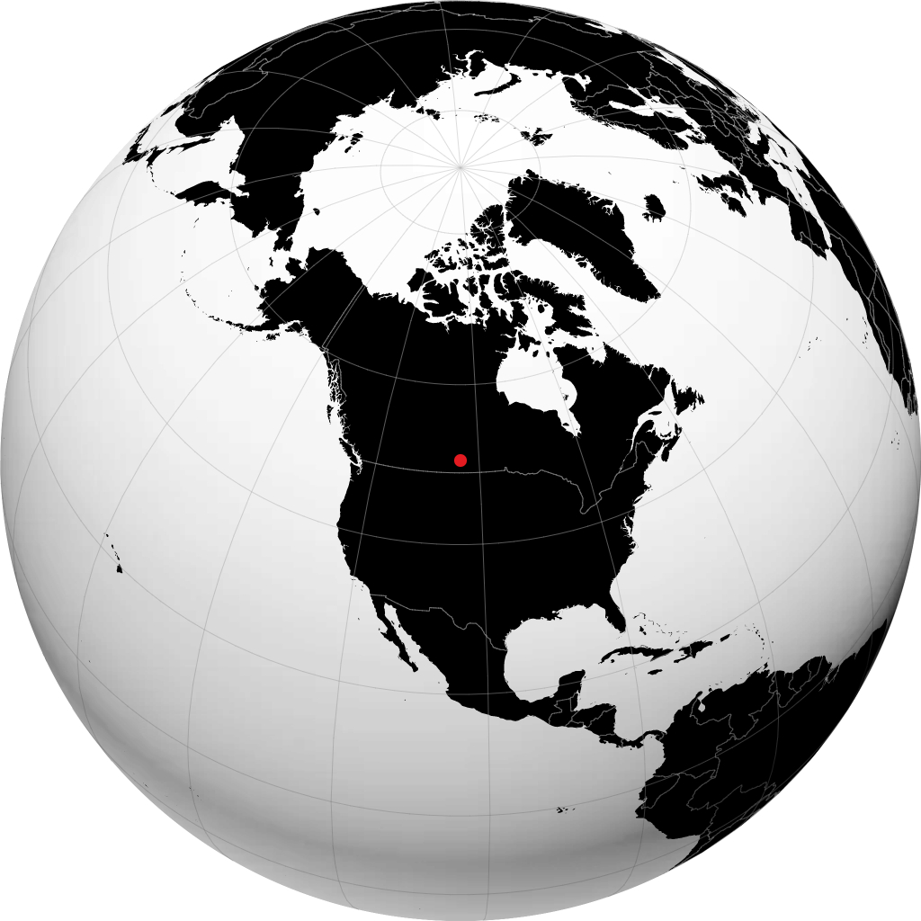 Indian Head trên quả địa cầu
