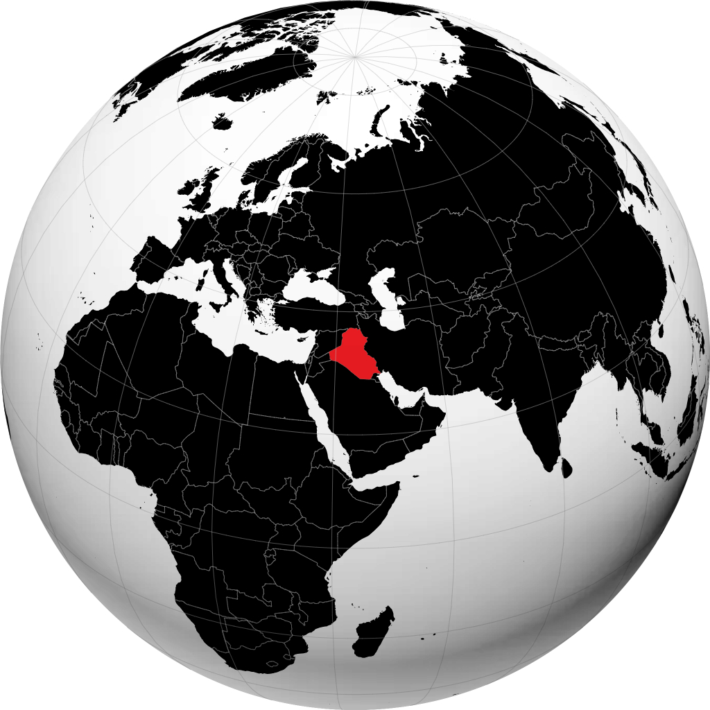 Iraq trên quả địa cầu