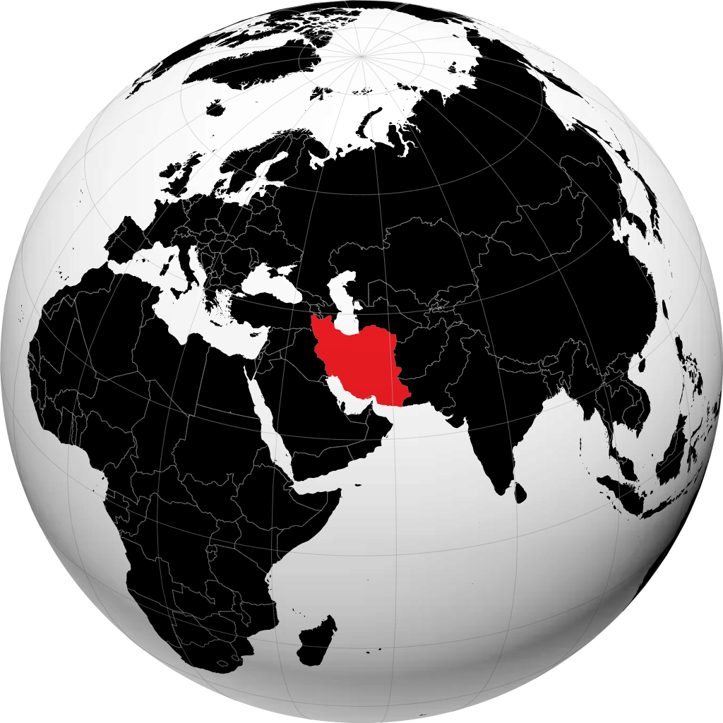 Iran trên quả địa cầu