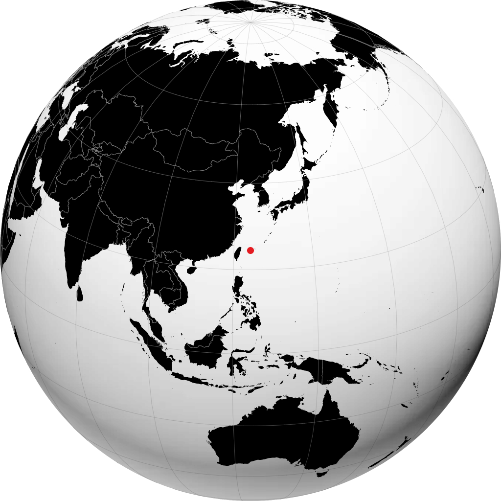 Ishigaki trên quả địa cầu