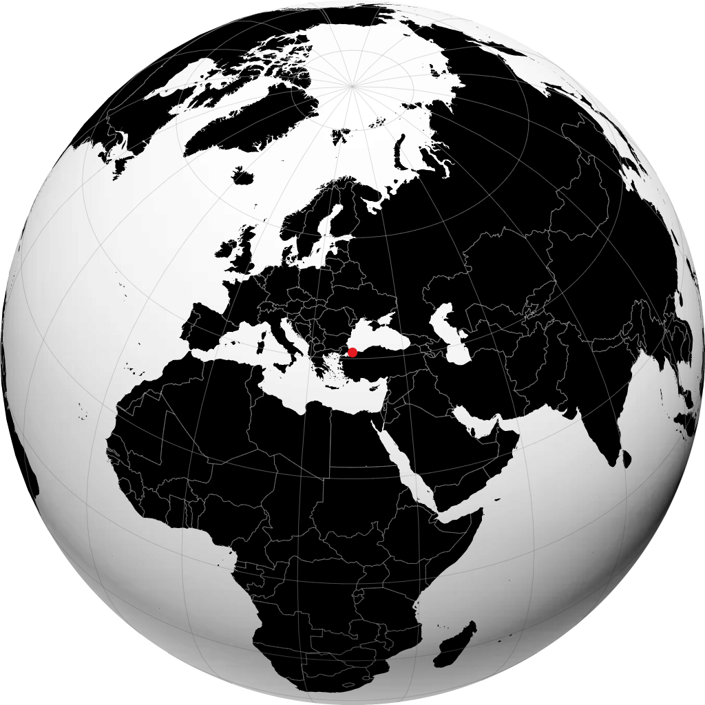 Istanbul trên quả địa cầu