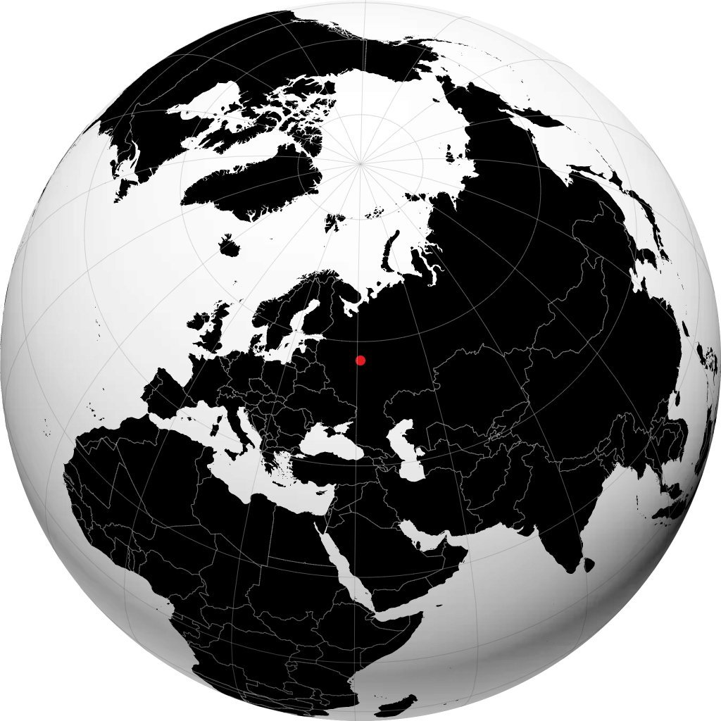 Ivanovo trên quả địa cầu
