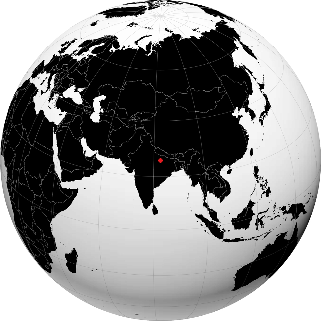 Jaunpur trên quả địa cầu