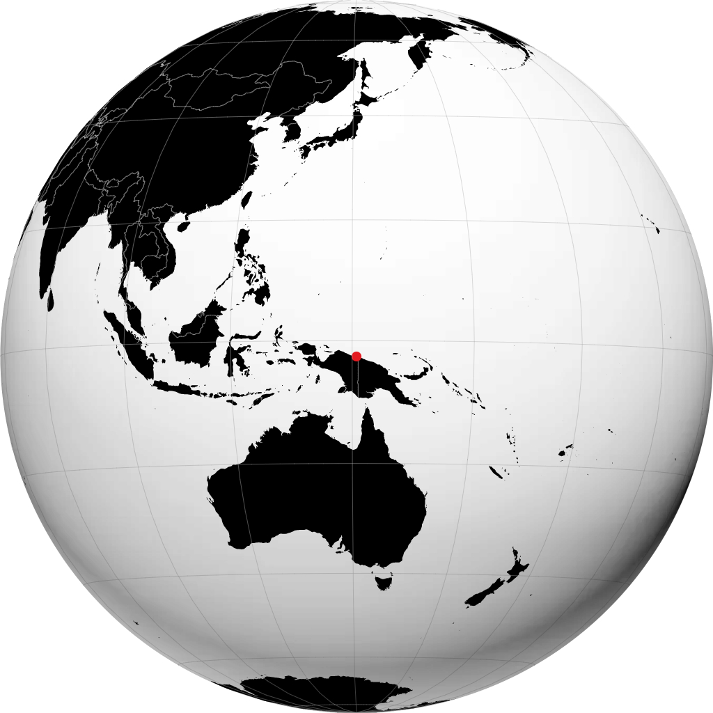 Jayapura trên quả địa cầu