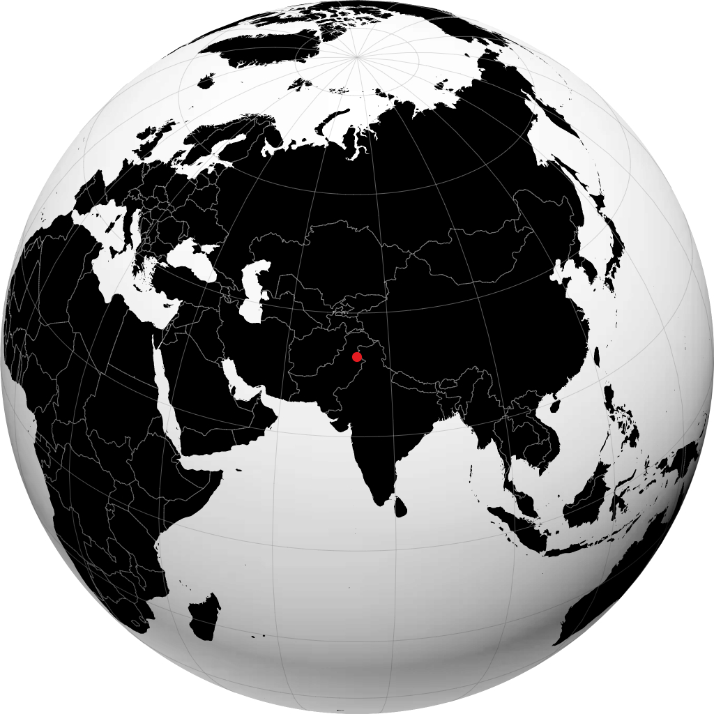 Jhelum trên quả địa cầu