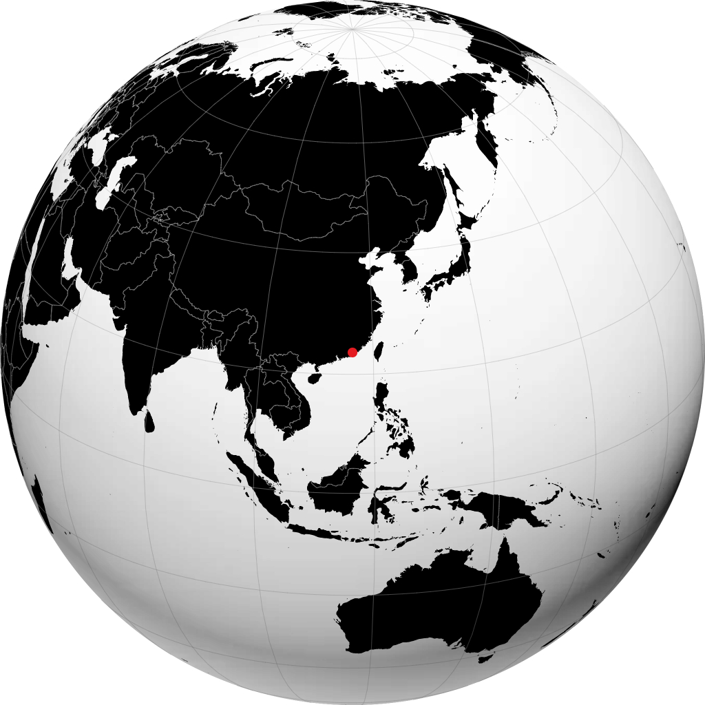 Jieyang trên quả địa cầu