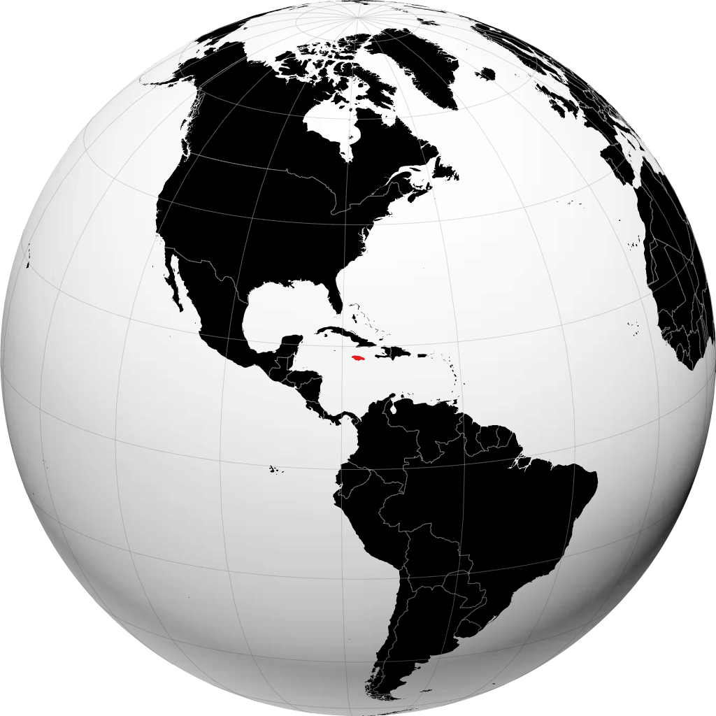 Jamaica trên quả địa cầu
