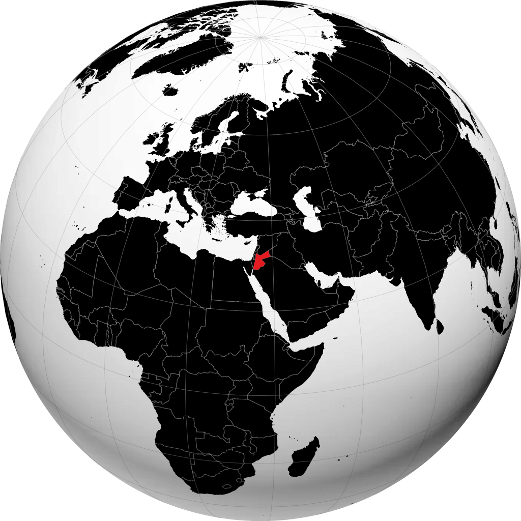 Jordan trên quả địa cầu