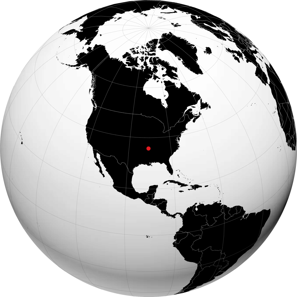 Jonesboro trên quả địa cầu