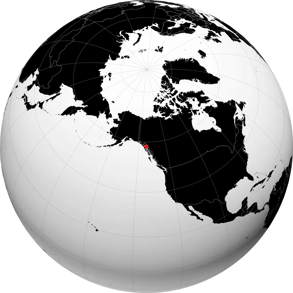 Juneau trên quả địa cầu