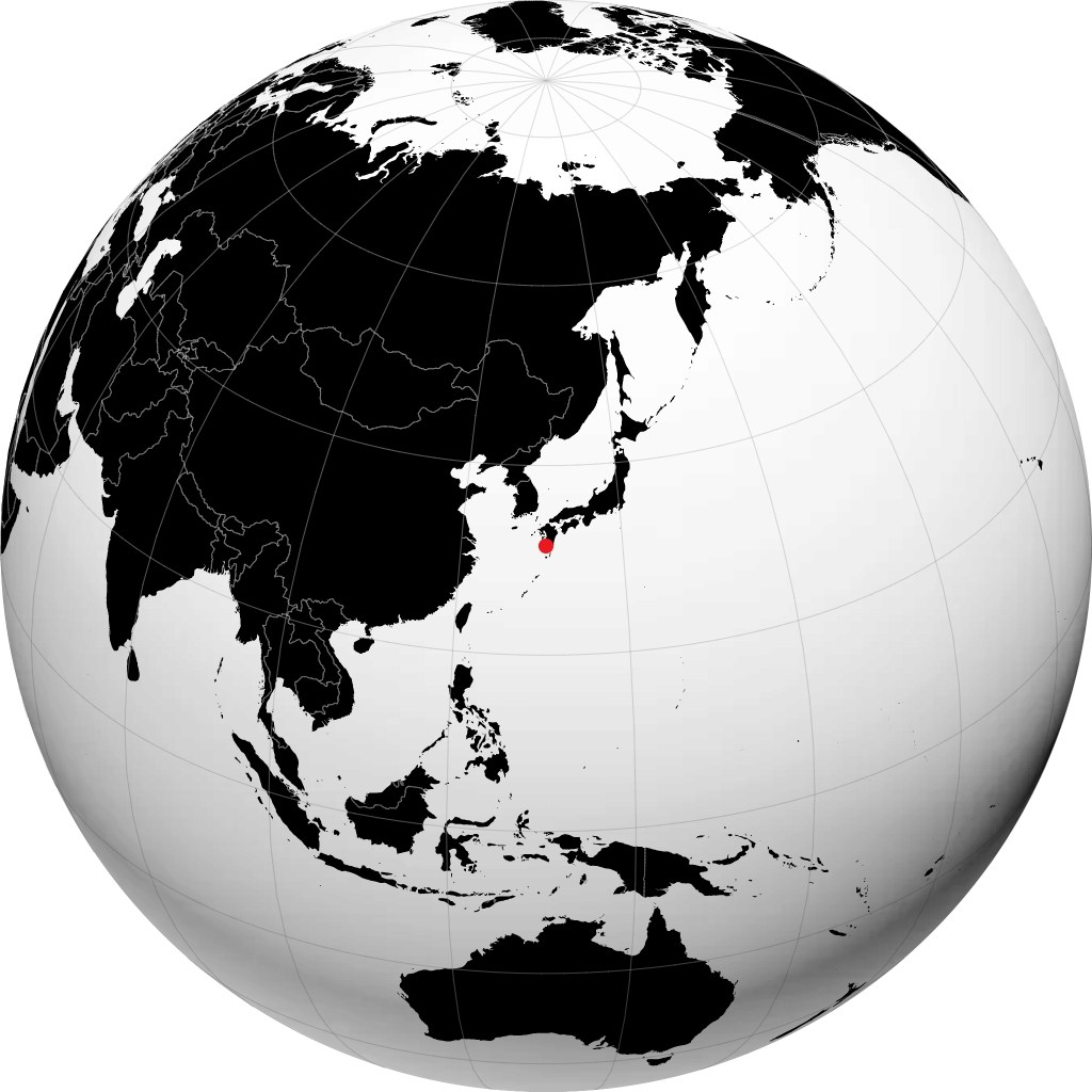 Kagoshima trên quả địa cầu