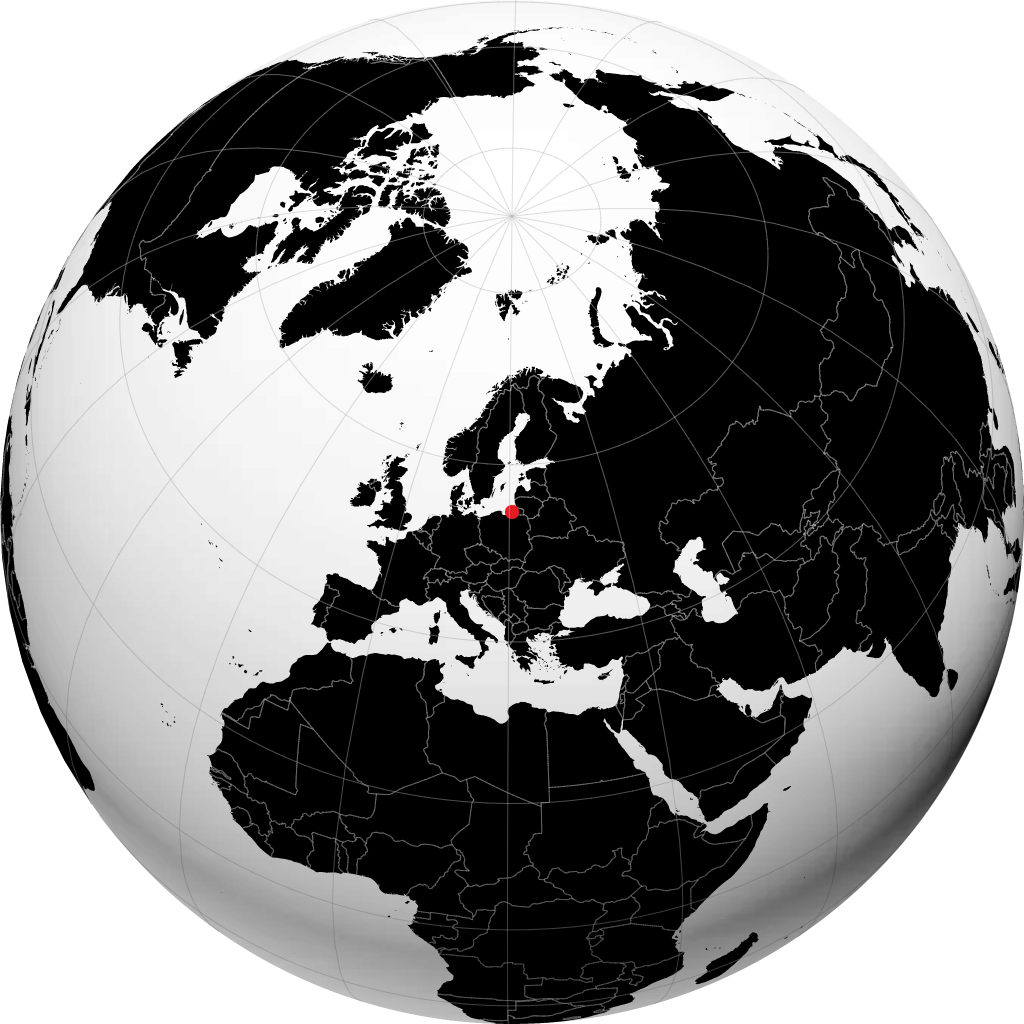Kaliningrad trên quả địa cầu