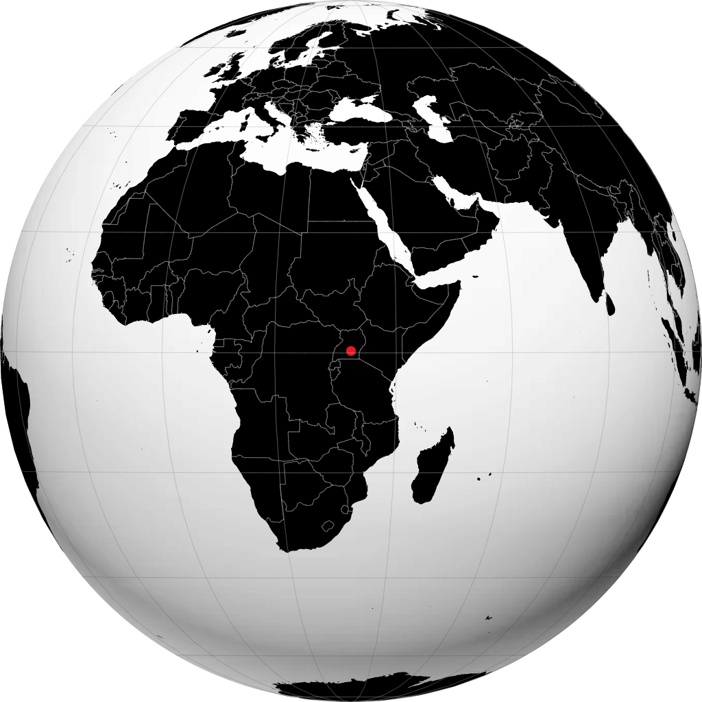 Kampala trên quả địa cầu