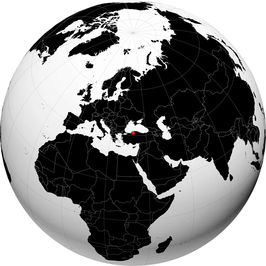 Karabük trên quả địa cầu