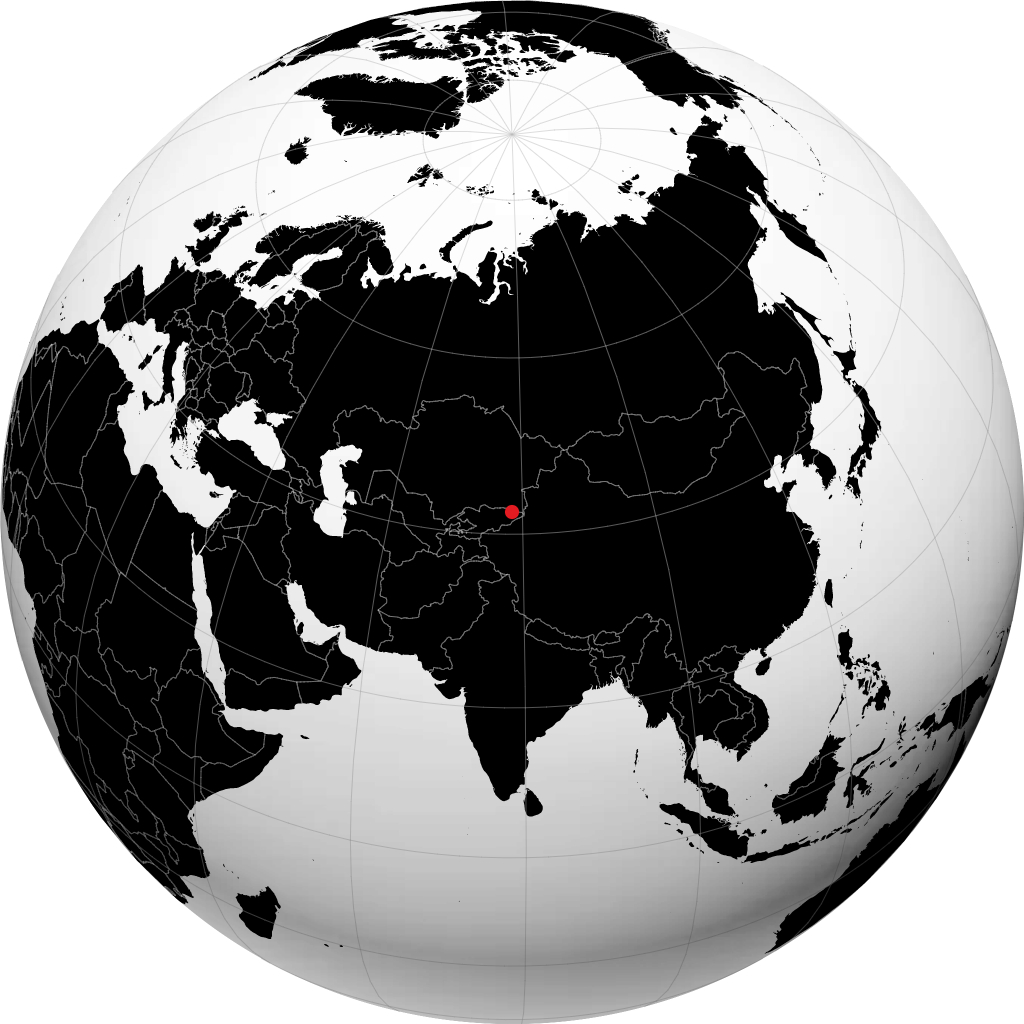 Karakol trên quả địa cầu