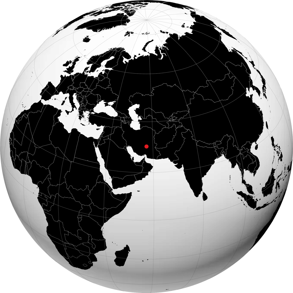 Kerman trên quả địa cầu