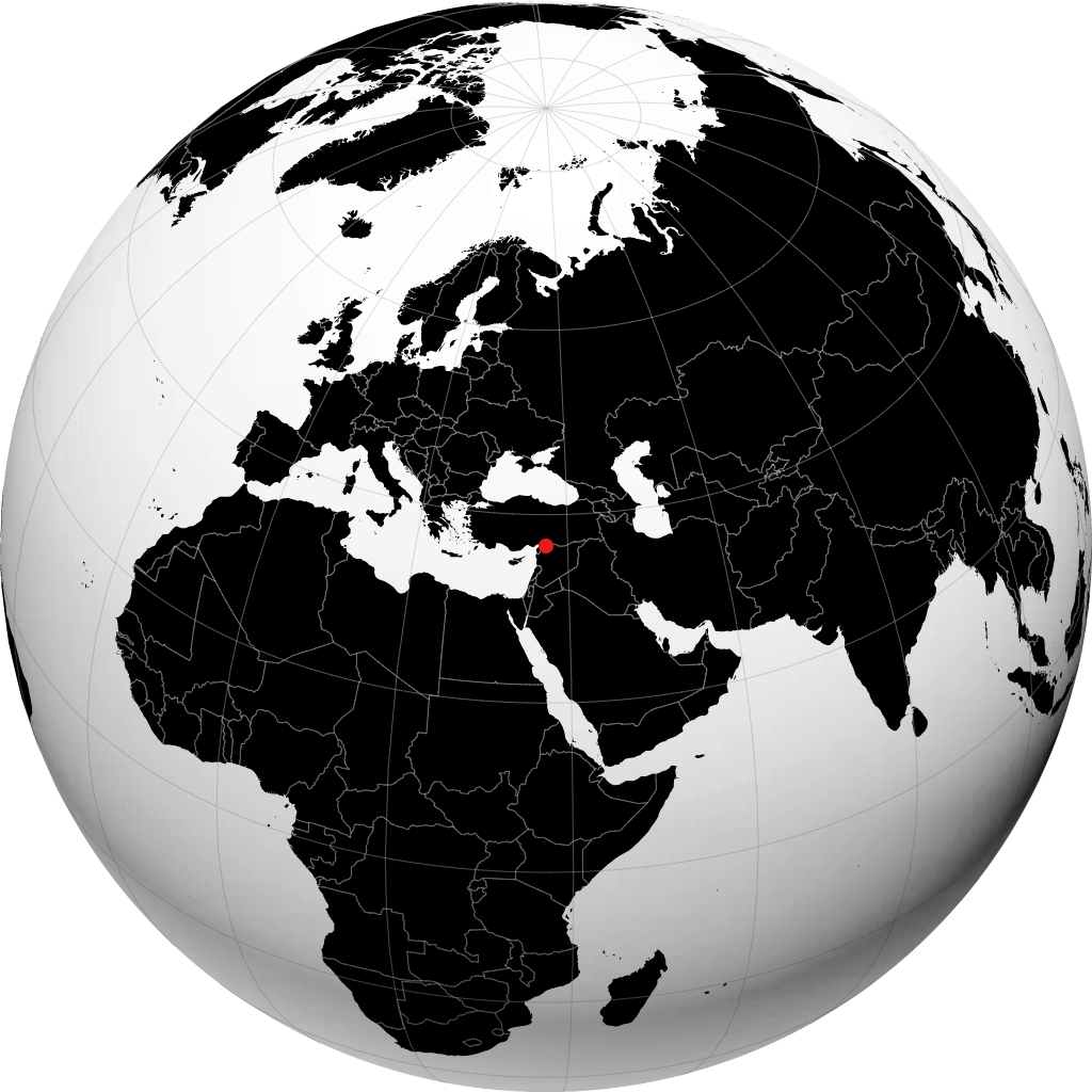 Kilis trên quả địa cầu
