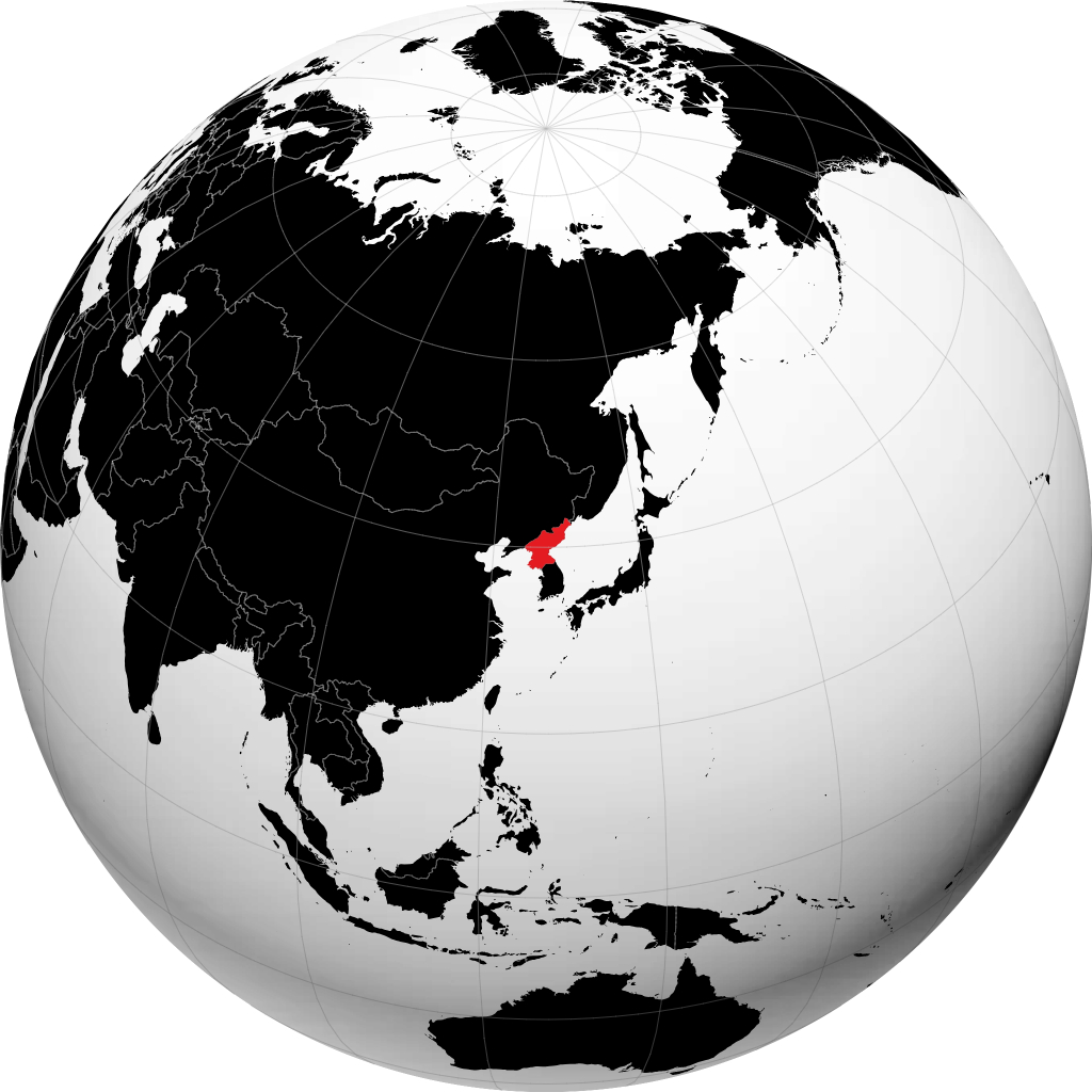 Triều Tiên trên quả địa cầu