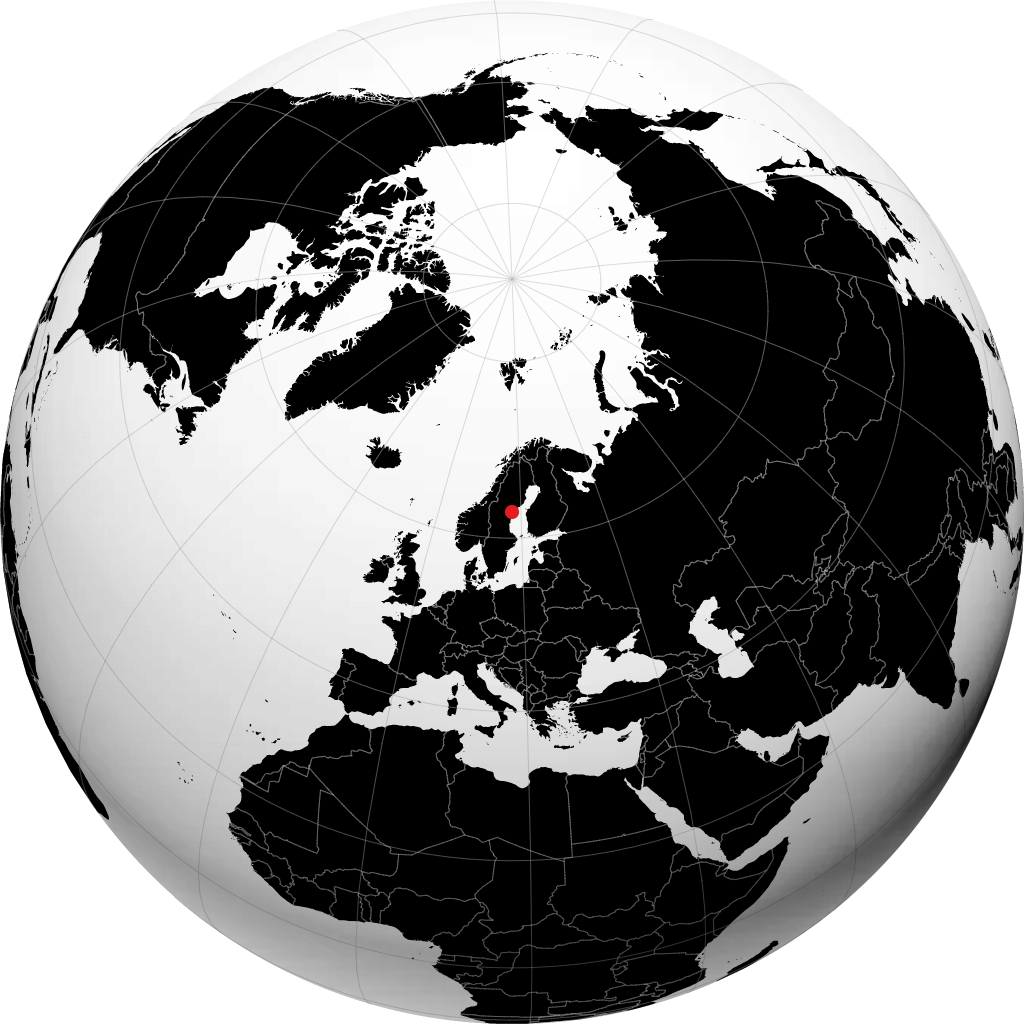 Kramfors trên quả địa cầu