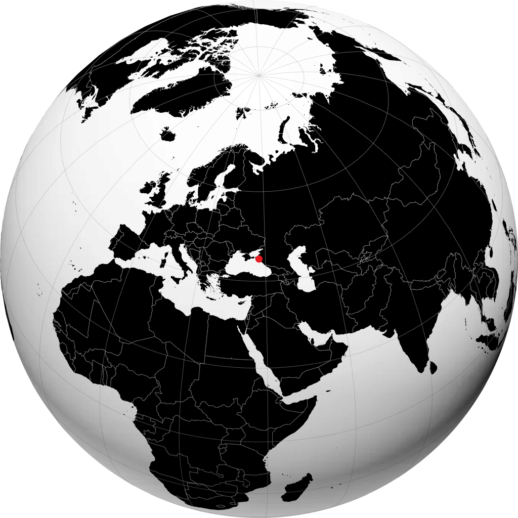 Krymsk trên quả địa cầu