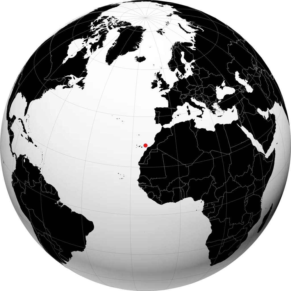 La Oliva trên quả địa cầu