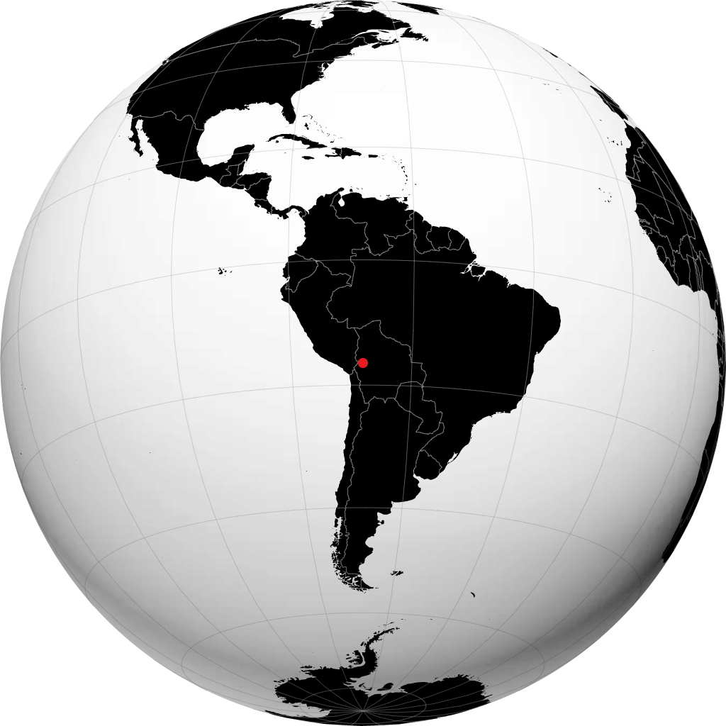La Paz trên quả địa cầu