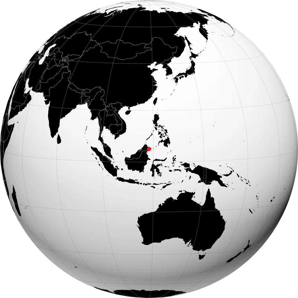 Lahad Datu trên quả địa cầu