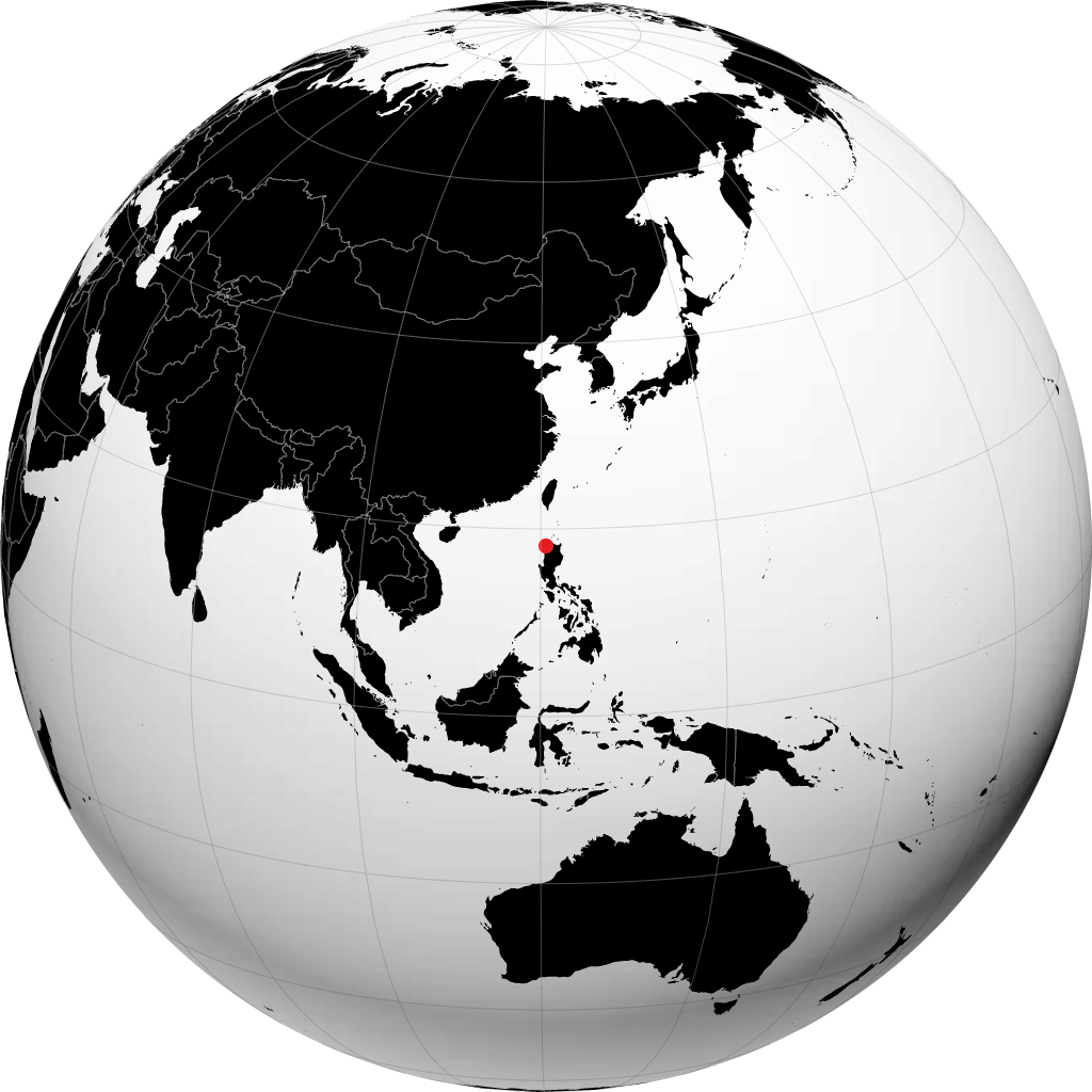 Laoag trên quả địa cầu