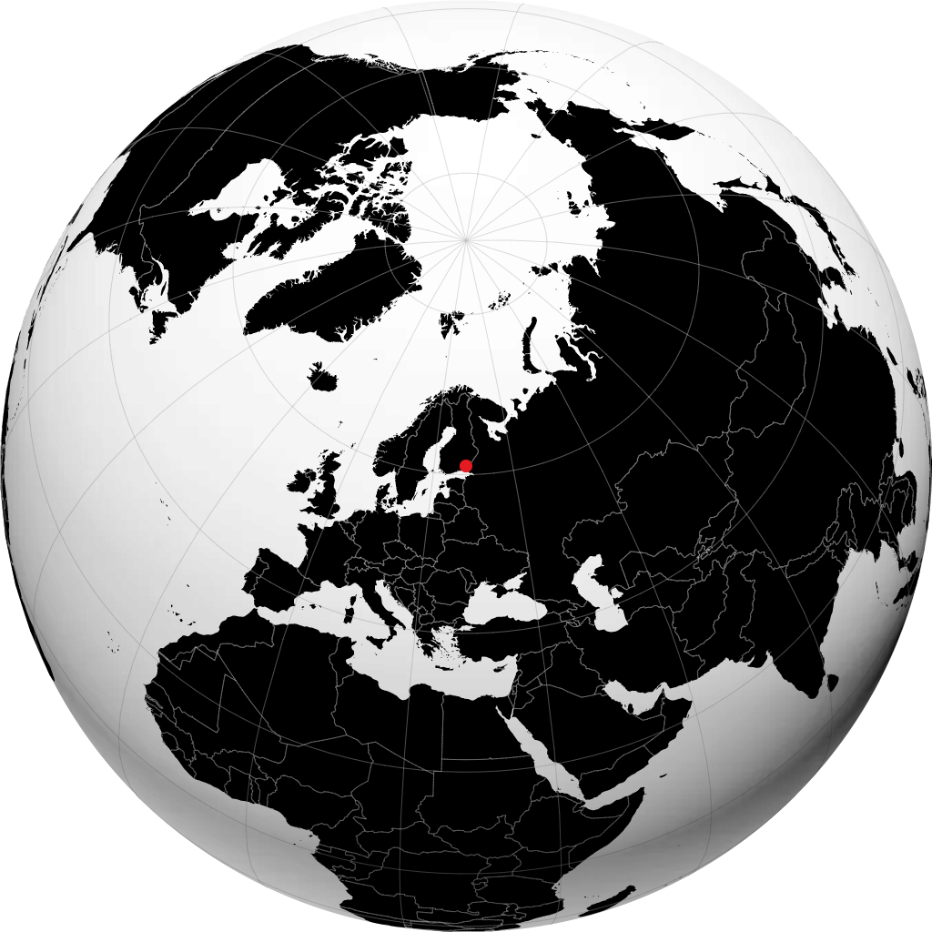 Lappeenranta trên quả địa cầu