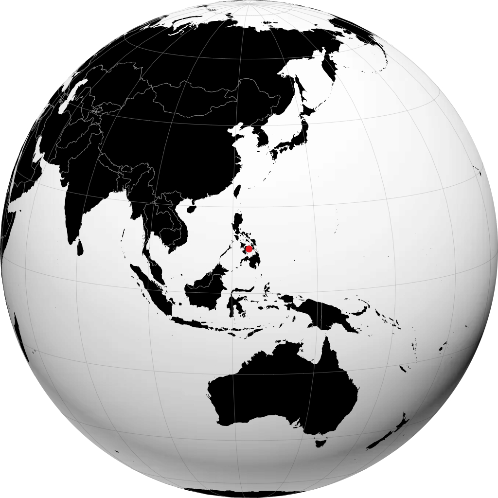 Lapu-Lapu City trên quả địa cầu