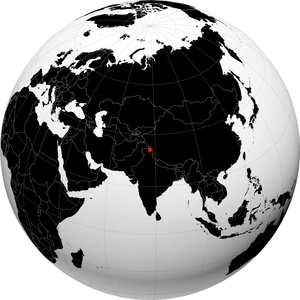 Leh trên quả địa cầu