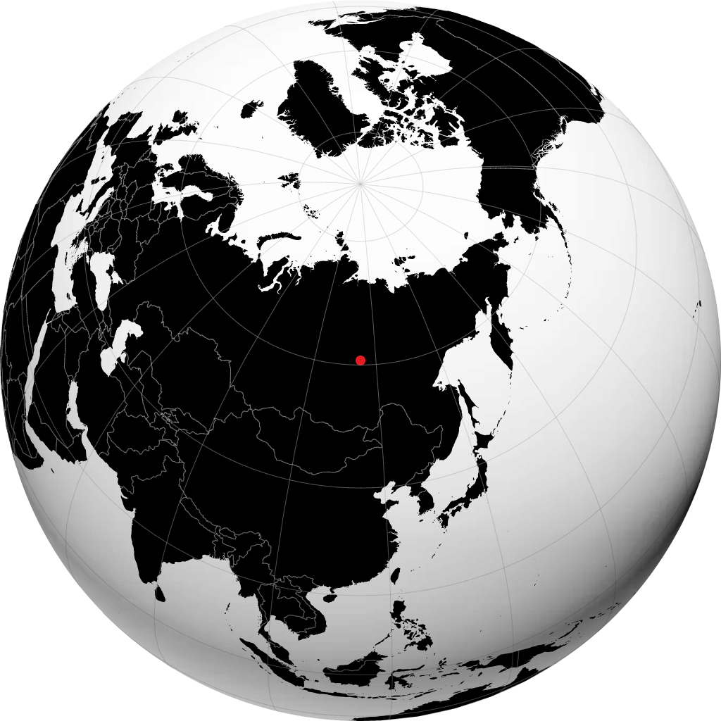 Lensk trên quả địa cầu