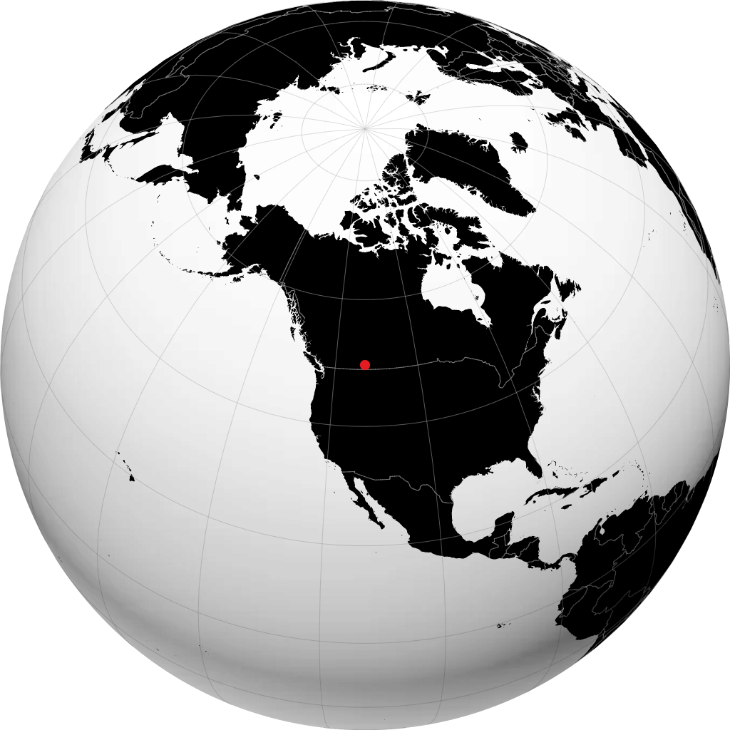 Lethbridge trên quả địa cầu