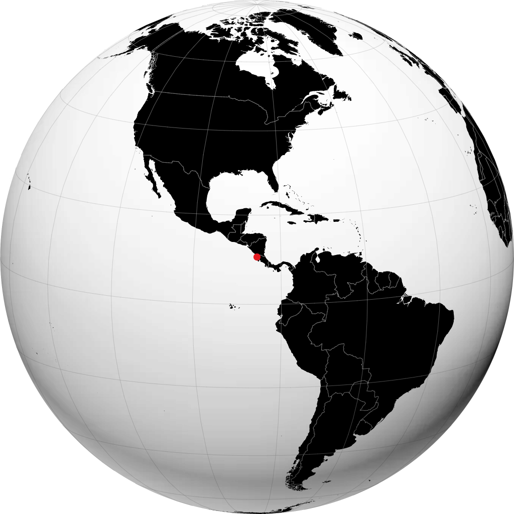Liberia trên quả địa cầu