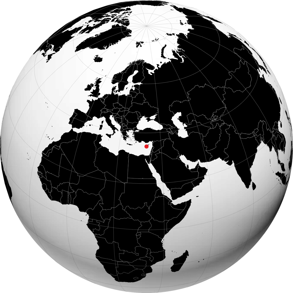 Limassol trên quả địa cầu