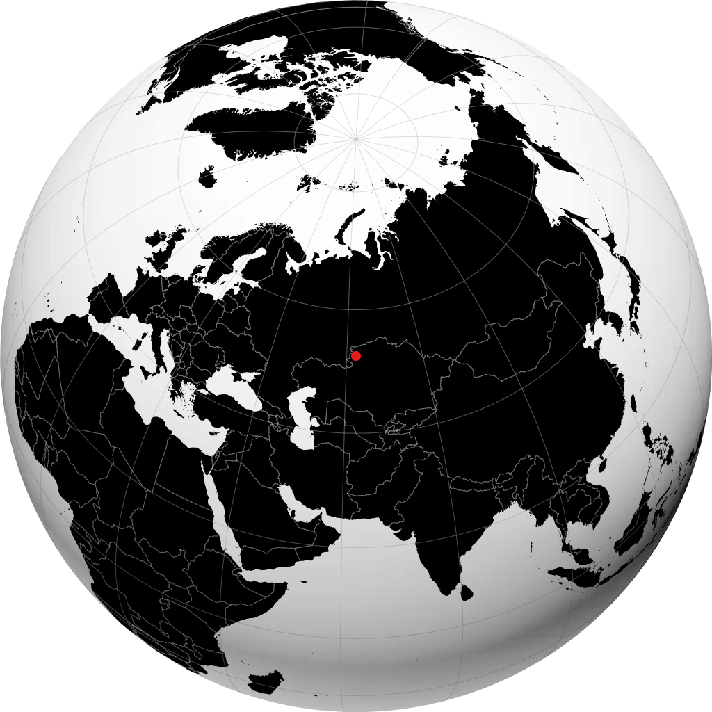 Lisakovsk trên quả địa cầu